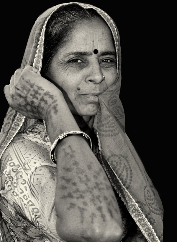 Tattoo Gujarati Lady